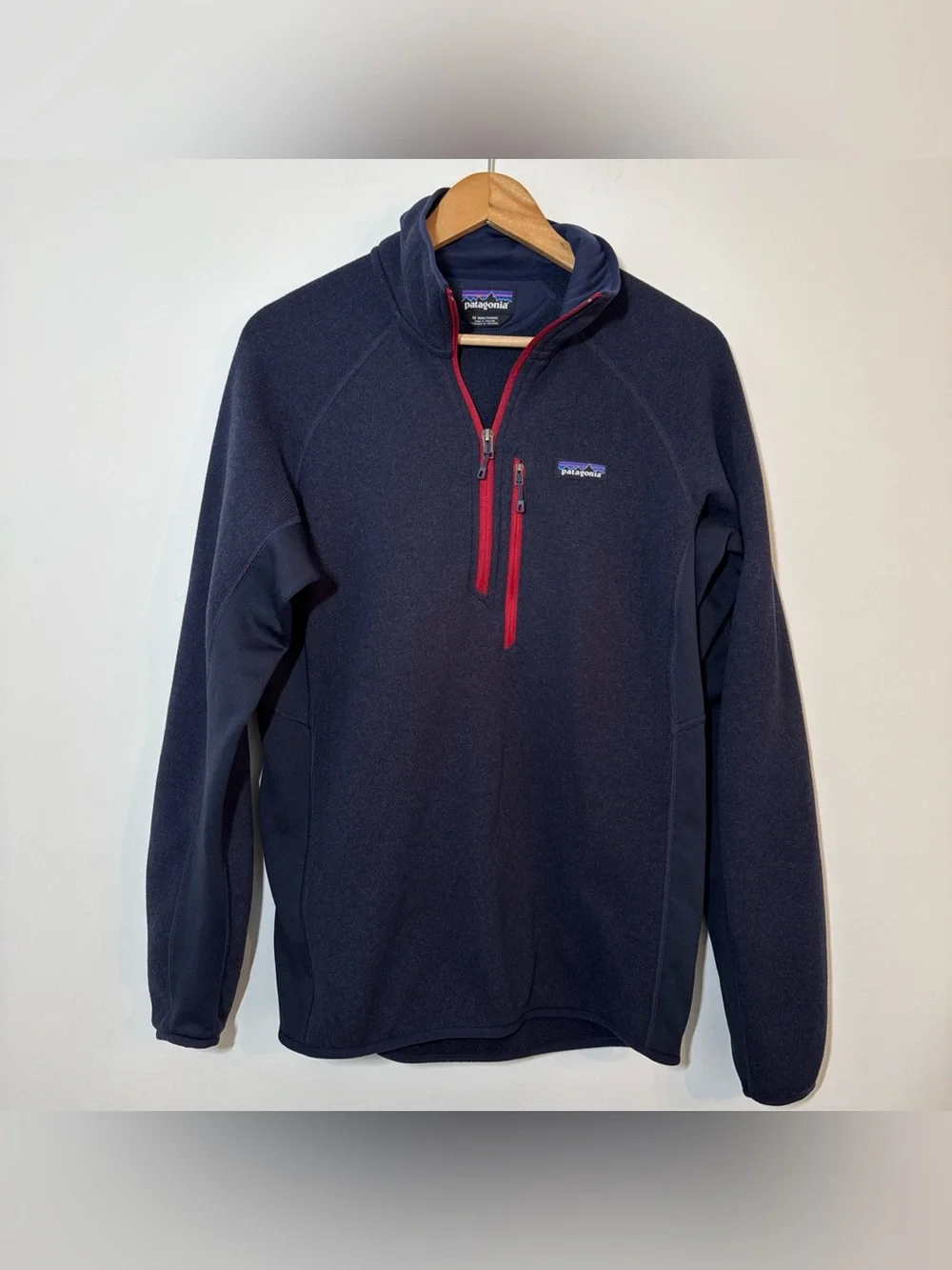 Patagonia Performance Better Sweater Mens Size M Blue Full Zip Jacket